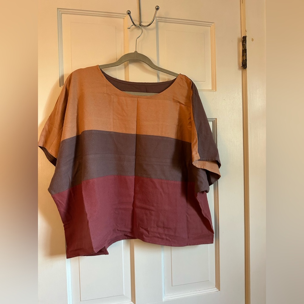 Jamie + the Jones raw silk top